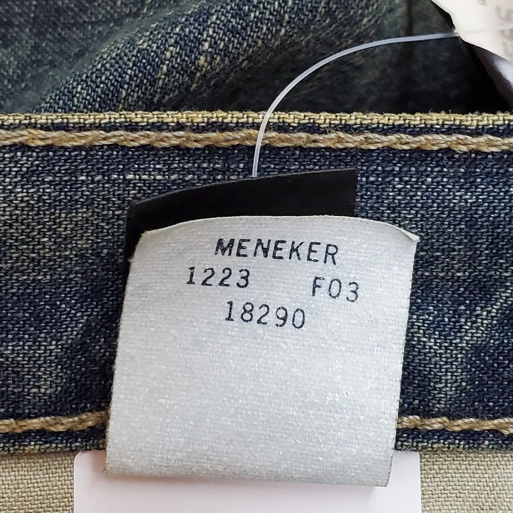 VINTAGE Express Men Jeans 38X34 Blue Denim Meneker 35